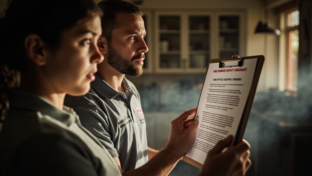 Fire Damage Safety Checklist in St. Louis MO 63103