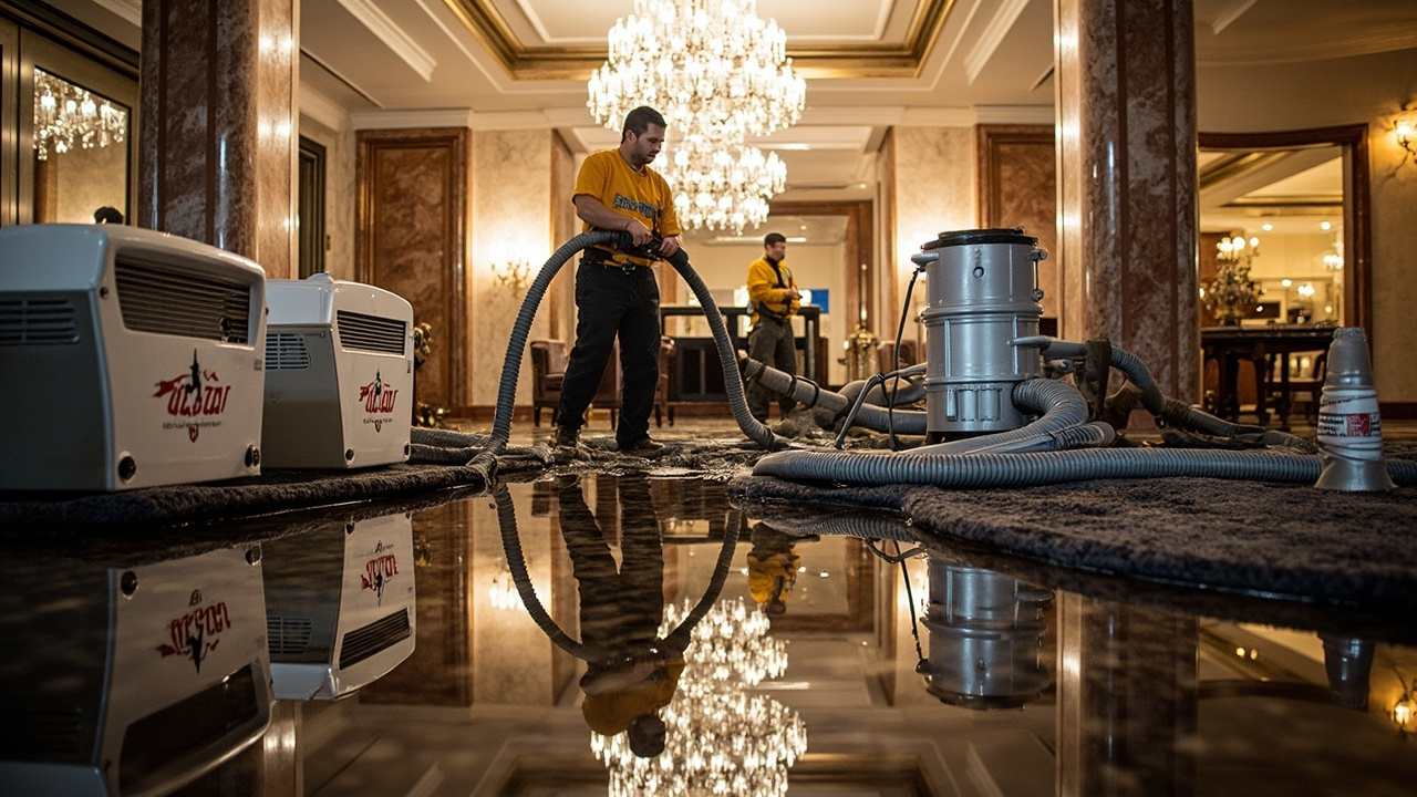 How Commercial Hospitality Water Removal Protects Your Operations