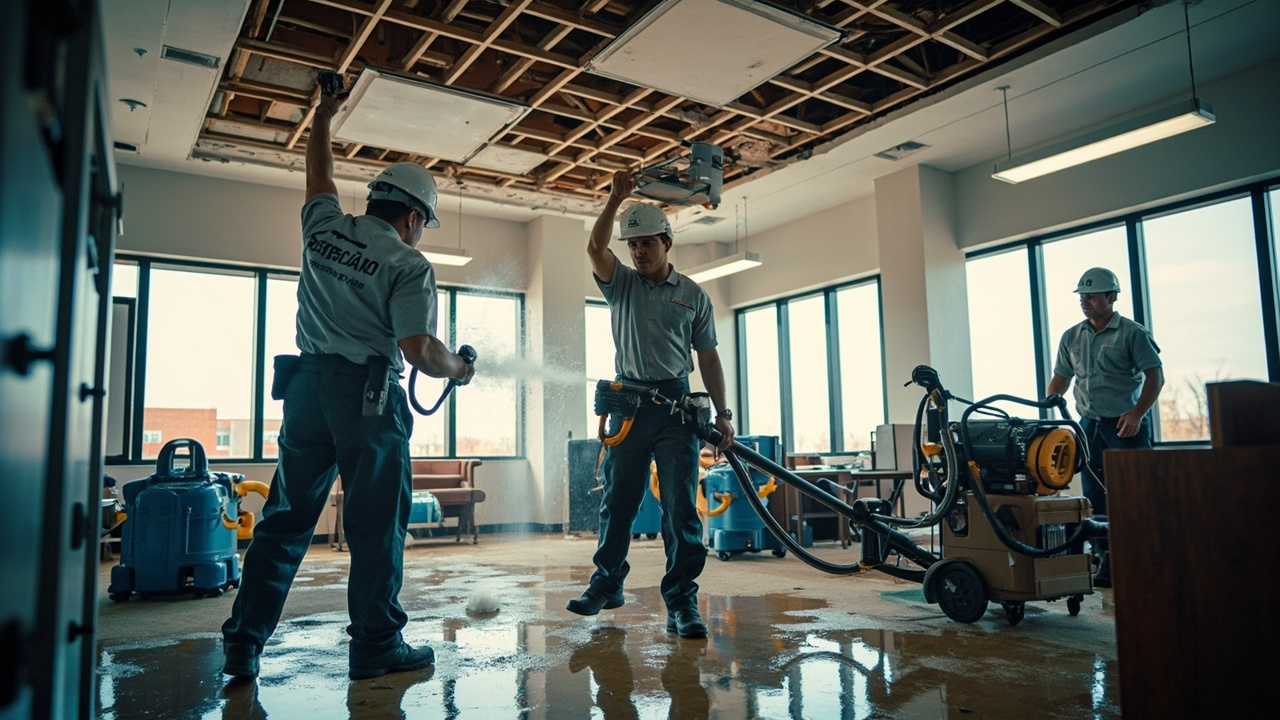 Why Office Water Damage Demands Immediate Commercial-Grade Response