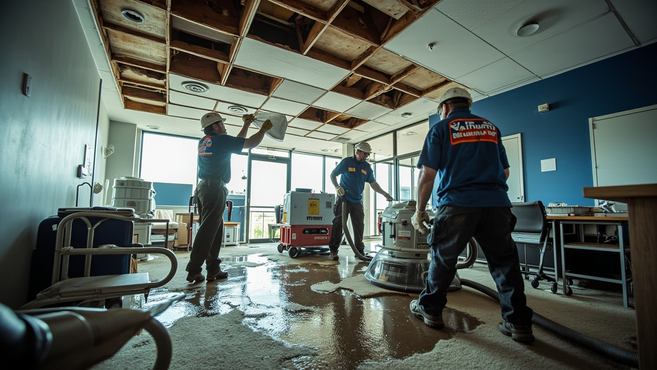 How Commercial Water Damage Restoration Protects Business Continuity