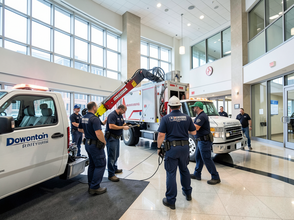 Commercial water damage services for businesses in