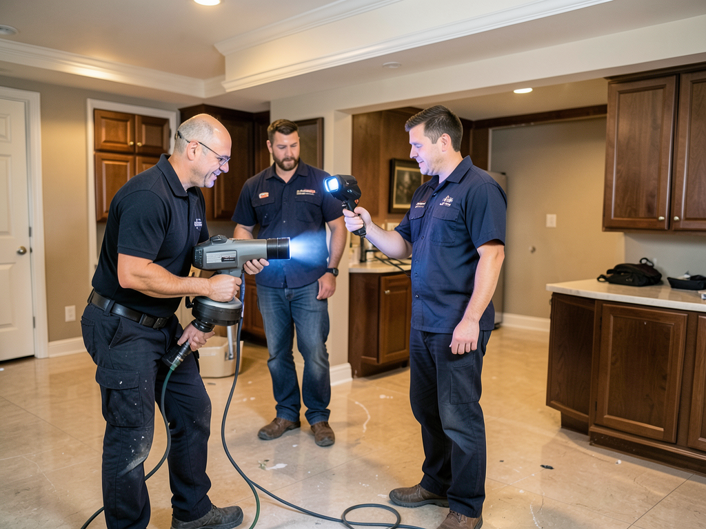 Discreet and rapid water restoration for ladue est