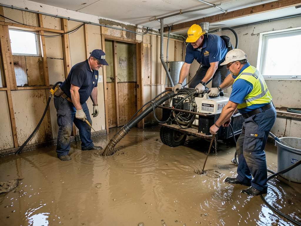 Managing muddy runoff and water damage from new co