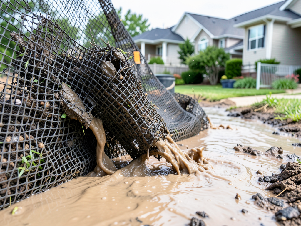 Managing Muddy Runoff and Water Damage from New Construction Sites in New Town St. Charles