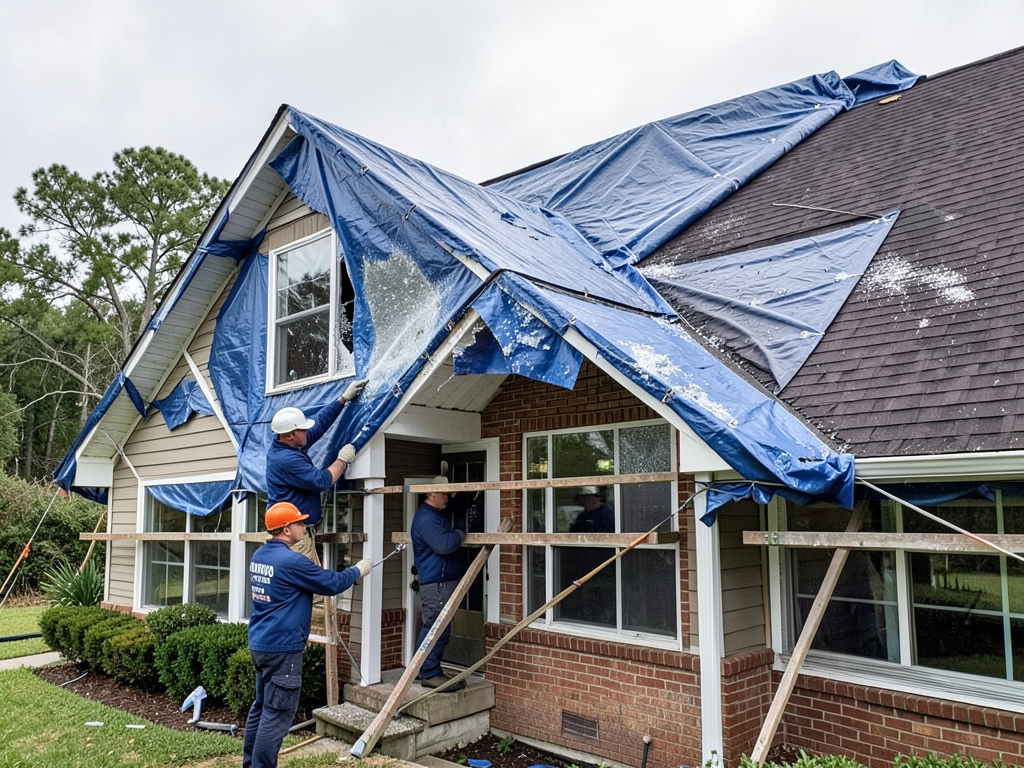 Storm damage and roof leak restoration for wildwoo
