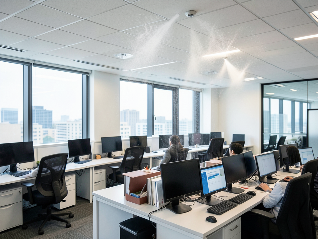 What to Do When a Fire Sprinkler Accidentally Floods Your Creve Coeur Office Building