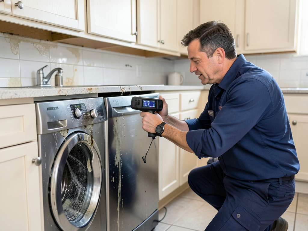 What to do when your dishwasher overflows and ruin